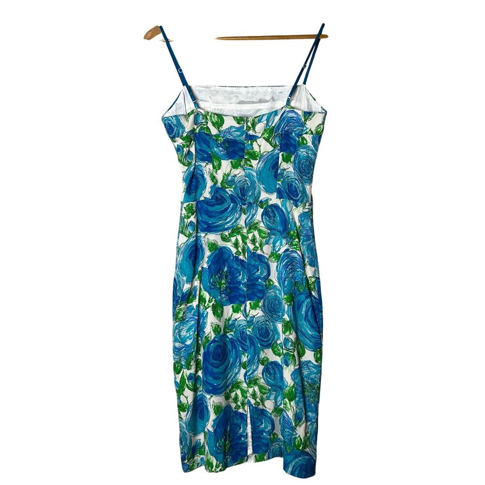 Tessuto NWT Dress Size 8 Strappy Sheath‎ Floral 90s Cocktail Coquette Fairy - Picture 4 of 10